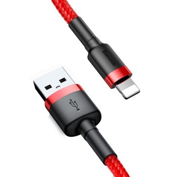 Baseus Cafule USB-A / Lightning 2A QC 3.0 cable 3 m - red - OUTLET