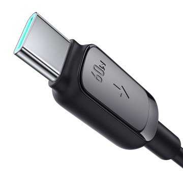 Joyroom Multi-Color Series A14 USB-C / USB-C 60W Cable 1.2 m - Black