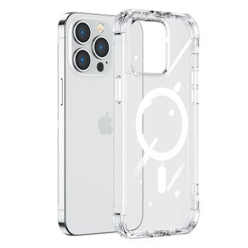 Joyroom Magnetic Defender Magnetic Case for iPhone 14 Plus Armored Case with Hooks Stand Clear (MagSafe Compatible) Joyroom Magnetic Defender Magnetic Case for iPhone 14 Plus Armored Case with Hooks Stand Clear (MagSafe Compatible)