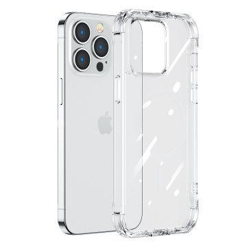 Joyroom Defender Series Case Cover for iPhone 14 Plus Armored Hook Cover Stand Clear (JR-14H3) Joyroom Defender Series Case Cover for iPhone 14 Plus Armored Hook Cover Stand Clear (JR-14H3)