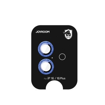 Joyroom JR-MSF0300 protective glass for iPhone 16/16 Plus lenses - blue