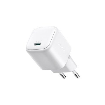 Joyroom JR-TCG15 Mini 30W GaN USB-C Wall Charger - White