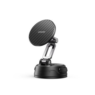 Joyroom JR-ZS51 magnetic car holder with suction cup for windshield or dashboard - black