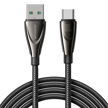Joyroom Pioneer Series SA31-AC6 USB-A / USB-C Cable 100W 1.2m - Black