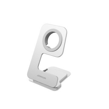 Joyroom JR-W18 inductive charger holder for smartwatches - silver Joyroom JR-W18 inductive charger holder for smartwatches - silver