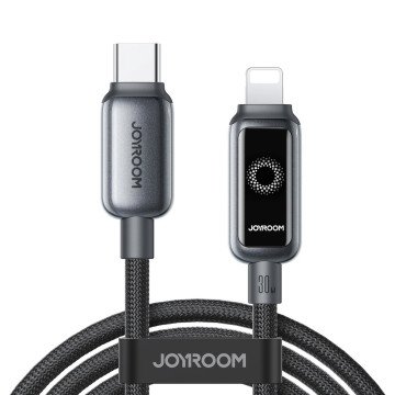 Joyroom S-A55 StarFlight 30W USB-C - Lightning cable 1.2m - black