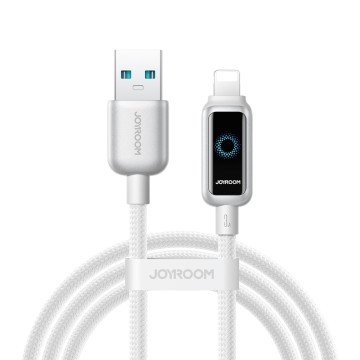 Joyroom S-A55 StarFlight 3A USB-A - Lightning cable 1.2m - white