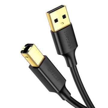 Ugreen USB Type B printer cable (male) - USB 2.0 (male) 480 Mbps 1.5 m black (US135 10350) Ugreen USB Type B printer cable (male) - USB 2.0 (male) 480 Mbps 1.5 m black (US135 10350)