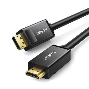 DisplayPort - HDMI cable Ugreen DP101 4K 3m - black DisplayPort - HDMI cable Ugreen DP101 4K 3m - black