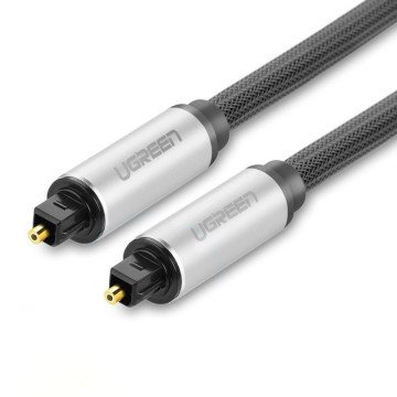 Ugreen AV108 10540 optical Toslink/SPDIF cable 2m - gray Ugreen AV108 10540 optical Toslink/SPDIF cable 2m - gray