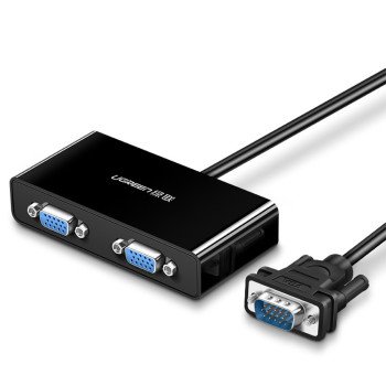 Ugreen 40254 1x2 VGA Splitter 1920x1440 60Hz - Black