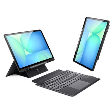 Dux Ducis (DK series) Keyboard Case for Samsung Tab S10 FE+ (Plus) with Backlight - Black Dux Ducis (DK series) Keyboard Case for Samsung Tab S10 FE+ (Plus) with Backlight - Black