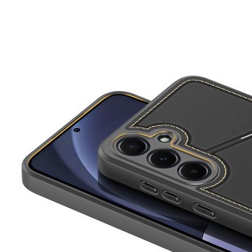 Dux Ducis Rafi II Case for Samsung Galaxy S25+ with Stand and Wallet - Black Dux Ducis Rafi II Case for Samsung Galaxy S25+ with Stand and Wallet - Black