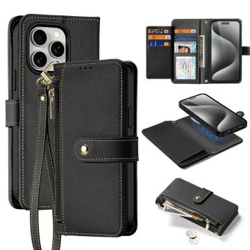 Dux Ducis Lawa Leather Case for iPhone 15 Pro - Black Dux Ducis Lawa Leather Case for iPhone 15 Pro - Black