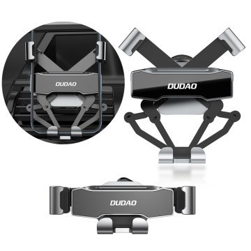 Dudao Gravity Car Smartphone Holder Black (F11Pro) Dudao Gravity Car Smartphone Holder Black (F11Pro)