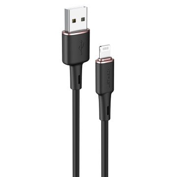 Acefast cable MFI USB - Lightning 1.2m, 2.4A black (C2-02 black) Acefast cable MFI USB - Lightning 1.2m, 2.4A black (C2-02 black)