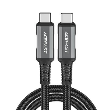 Acefast C1-09 USB-C / USB-C USB4 PD3.1 cable 5A 1m - gray-black Acefast C1-09 USB-C / USB-C USB4 PD3.1 cable 5A 1m - gray-black