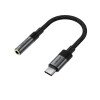 Acefast J12 USB-C to 3.5mm mini jack adapter - black