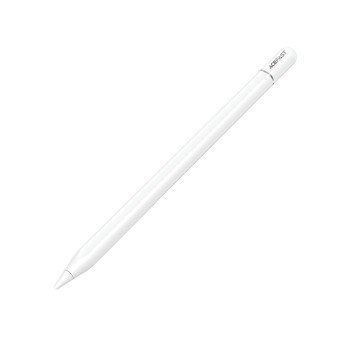 Acefast V3 Capacitive Stylus for iPad with Wireless Charging and 2 Interchangeable Tips - White