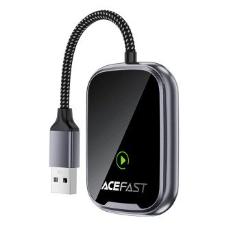 Acefast QC1 Wireless Car Adapter - Gray