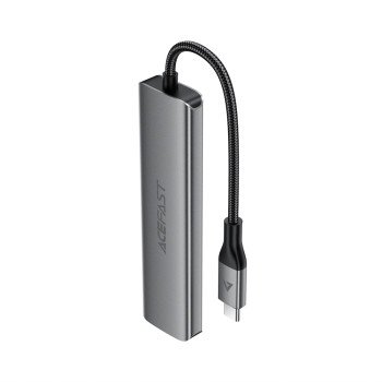 Acefast J16 USB Hub USB-C 5-in-1 HDMI 4K 60Hz PD90W Docking Station - Gray