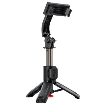 Acefast E42 Selfie Stick with Automatic Tripod and Bluetooth Remote Control 63 cm - Black Acefast E42 Selfie Stick with Automatic Tripod and Bluetooth Remote Control 63 cm - Black