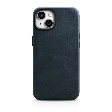 iCarer Oil Wax Premium Leather Case iPhone 14 Plus Magnetic Leather Case with MagSafe Dark Blue (WMI14220703-BU) iCarer Oil Wax Premium Leather Case iPhone 14 Plus Magnetic Leather Case with MagSafe Dark Blue (WMI14220703-BU)