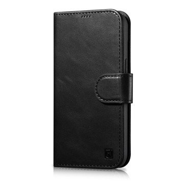 iCarer Oil Wax Wallet Case 2in1 Cover iPhone 14 Plus Anti-RFID Leather Flip Case Black (WMI14220723-BK) iCarer Oil Wax Wallet Case 2in1 Cover iPhone 14 Plus Anti-RFID Leather Flip Case Black (WMI14220723-BK)