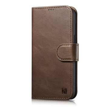 iCarer Oil Wax Wallet Case 2in1 Cover iPhone 14 Plus Anti-RFID Leather Flip Case Brown (WMI14220723-BN) iCarer Oil Wax Wallet Case 2in1 Cover iPhone 14 Plus Anti-RFID Leather Flip Case Brown (WMI14220723-BN)