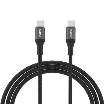 Dudao L3CC USB-C - USB-C 60W 2m Braided Cable - Black Dudao L3CC USB-C - USB-C 60W 2m Braided Cable - Black