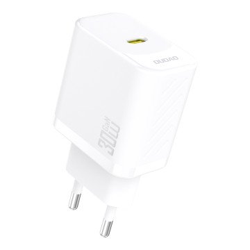 Dudao A27P 30W PD GaN USB-C Wall Charger - White Dudao A27P 30W PD GaN USB-C Wall Charger - White