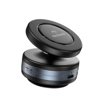 Dudao F24MAX Car Holder with 15W Wireless Charger, MagSafe Compatible, with Automatic Suction Cup - Black Dudao F24MAX Car Holder with 15W Wireless Charger, MagSafe Compatible, with Automatic Suction Cup - Black