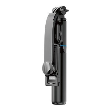 Selfie stick Dudao F18S 4-in-1 foldable tripod with remote control - black