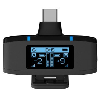BOYA BOYAMIC 2-02 Wireless Microphones 2.4 GHz USB-C - Black