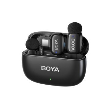 BOYA mini 2-02 wireless microphones 2.4GHz USB-C - black