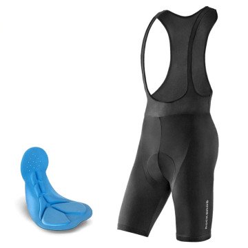 Rockbros RK2002XL bib shorts with XL pad - black - OUTLET