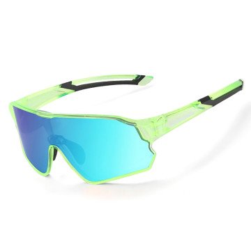 Rockbros 14110009006 Polarized Cycling Glasses for Kids 8-14 Years Old - Light Green - OUTLET