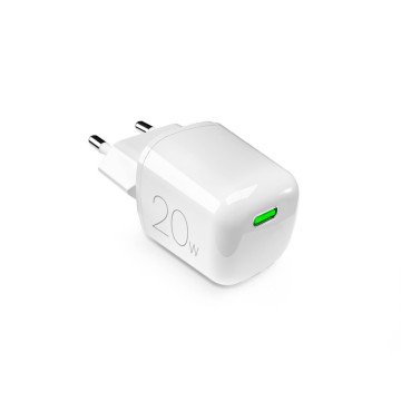 Puro 20W GaN USB-C Wall Charger - White Puro 20W GaN USB-C Wall Charger - White