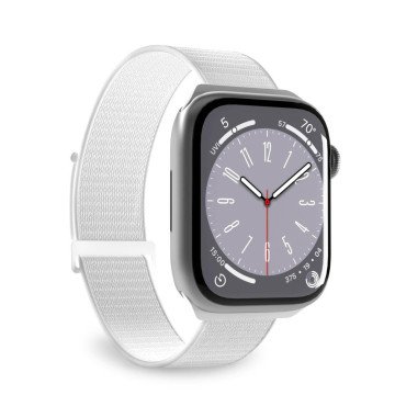 Puro Sport Nylon Strap for Apple Watch 42 / 44 / 45 / 49 mm - White Puro Sport Nylon Strap for Apple Watch 42 / 44 / 45 / 49 mm - White