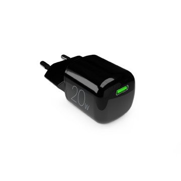 Puro 20W GaN USB-C Wall Charger - Black Puro 20W GaN USB-C Wall Charger - Black