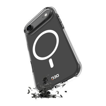 Puro Impact Clear D3O TPU+PC MagSafe Compatible Case for iPhone Air - Transparent