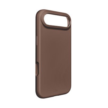 Puro Icon Mag Pro Liquid Silicone Case for iPhone Air, MagSafe Compatible, with Camera Protection and Aluminum Buttons - Brown