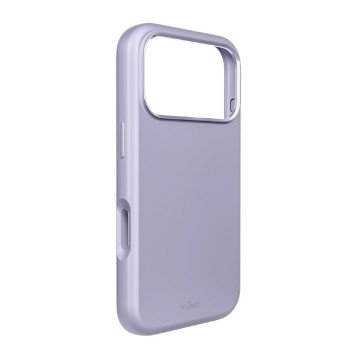 Puro Icon Mag Pro Liquid Silicone Case for iPhone 17 Pro Max, MagSafe Compatible, with Camera Protection and Aluminum Buttons - Pink