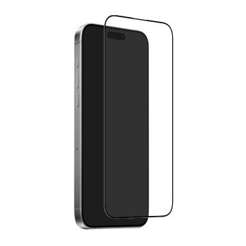 Puro Frame Tempered Glass for iPhone Air with Applicator and Black Frame