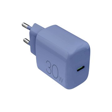 Puro Pro Lite 30W USB-C Wall Charger - Blue Puro Pro Lite 30W USB-C Wall Charger - Blue