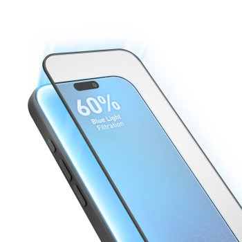 SBS Anti Blue Full Cover Glass for iPhone 18 Pro with Blue Light Filter