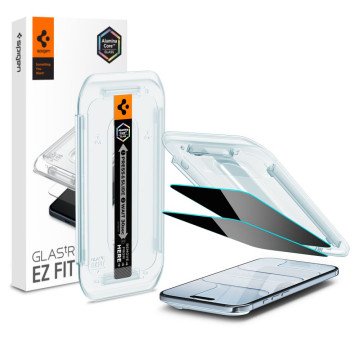Spigen Glas.TR EZ Fit 2-pack privacy glass for iPhone Air Spigen Glas.TR EZ Fit 2-pack privacy glass for iPhone Air
