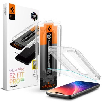 Spigen Glas.TR EZ Fit Pro Tempered Glass for iPhone 16 Pro Max / 17 Pro Max - Transparent Spigen Glas.TR EZ Fit Pro Tempered Glass for iPhone 16 Pro Max / 17 Pro Max - Transparent