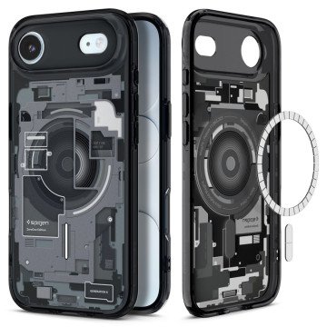 Spigen Ultra Hybrid MagSafe case for iPhone Air Zero One - black