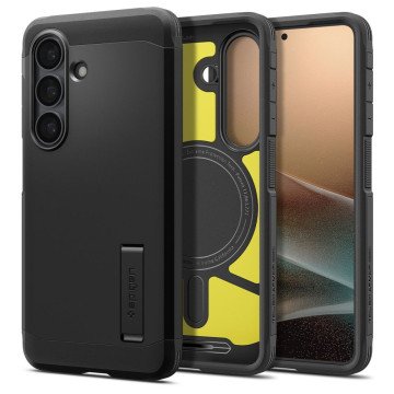 Spigen Tough Armor Mag MagSafe Case for Samsung Galaxy S26 - Black